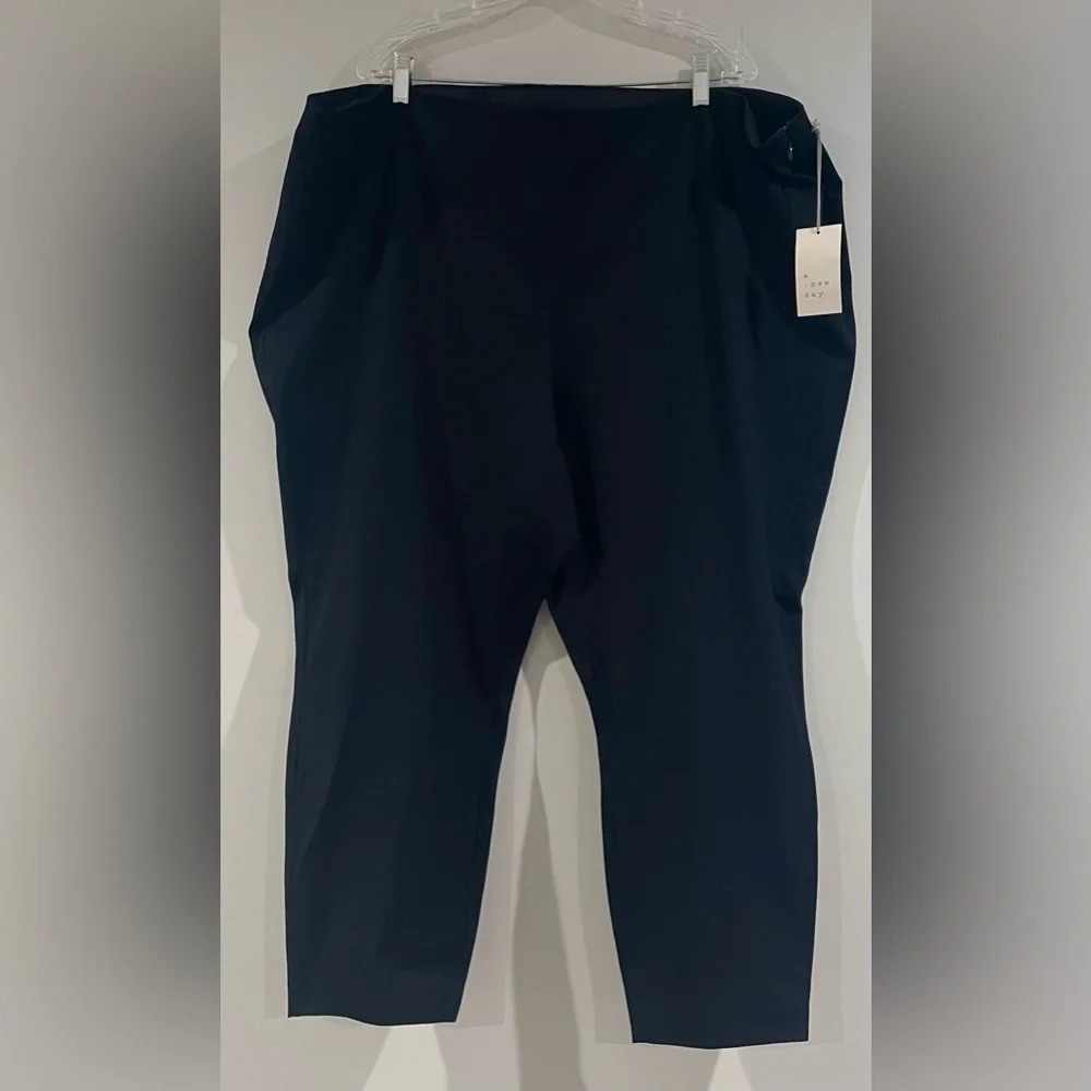 NWT Target A New Day Women's Plus Size High-Rise Skinny Ankle Pants - Black 26W - Picture 3 of 8